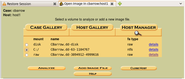 Select a Volume
