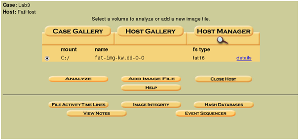 Select a Volume
